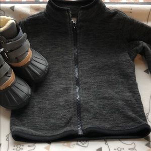 Grey Fleece zip up